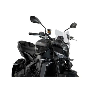 CUPOLINO NAKED SPORT PUIG PER YAMAHA MT-09 850 Y-AMT 2024 > 2025 TRASPARENTE - Foto 1 di 1