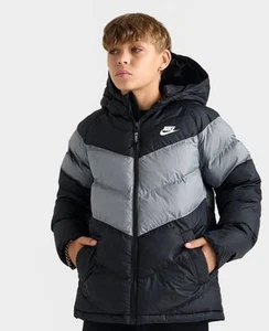 NWT Boys Nike Sportswear Synthetic Fill Hooded Puffer Jacket Size Large - Picture 1 of 11