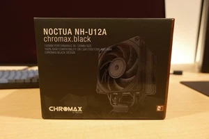 NOCTUA NH-U12A chromax.black 120mm Single-Tower CPU Cooler (Dual Black Fans) - Afbeelding 1 van 5
