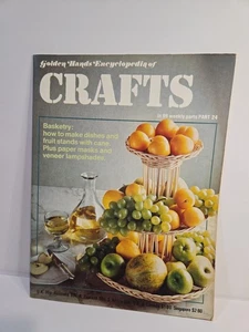 Golden Encyclopedia of Crafts Mag: Basketry, Dishes, Fruit Stand++ Part-23 1975 - Foto 1 di 1