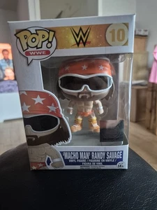 Funko Pop WWE Macho Man Randy Savage Baúles Naranja #10 + Protector Gratis - Imagen 1 de 9