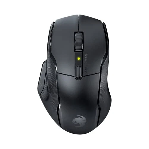 ROCCAT Gaming Mouse Kone Air Wireless 2.4GHz Bluetooth Black Battery Life 8 411 - Image 1 of 4