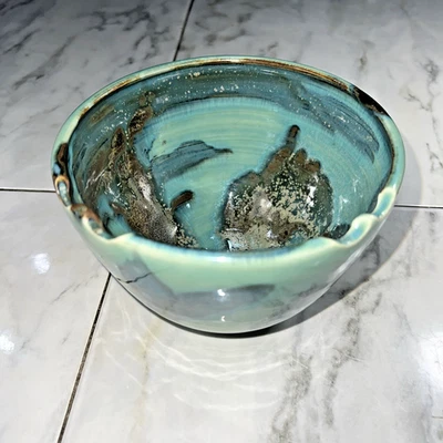 Cuenco de fideos ramen de cerámica japonesa con palitos de picar 6 x 4 muy bonito Foto 1 de 4