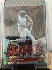 2022 Panini Donruss - Unleashed Rickey Henderson #UL-17 Rapture - Picture 1 of 2