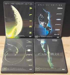 Alien Legacy 20th Anniversary Edition Movie Bundle Rated MA 15+ PAL Region 4 - Picture 1 of 10