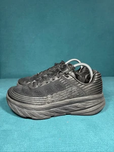 Hoka One Bondi 6 Black shoes women’s size 9.5 - Picture 1 of 8