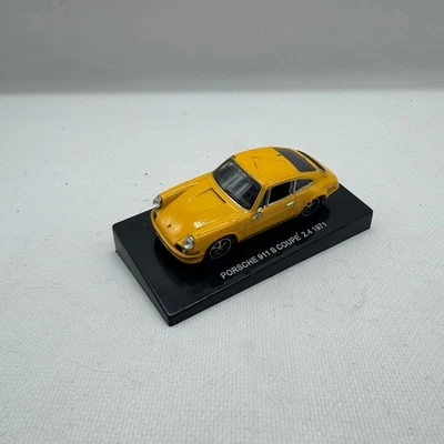 MODELLINO AUTO PORSCHE 911 S COUPE 2.4 1971 GIALLA - EDICOLA - SCALA 1:43 - Immagine 1 di 4