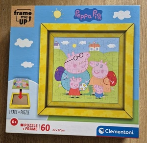 PUZZLE Y MARCO PEPPA PIG DE CLEMENTONI - 60 PIEZAS - Imagen 1 de 3