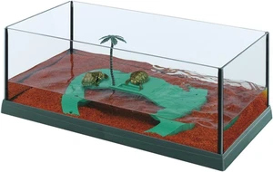 Tartarughiera HAITI 50 Vasca in Vetro per Tartatughe Con Isola Inclusa, 51,5 X 2 - Foto 1 di 12