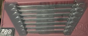 NEW SNAP ON Tools 100 Yr 7 pc SAE Flank Drive Combo Wrench Set SOEX707CE RARE - Picture 1 of 1