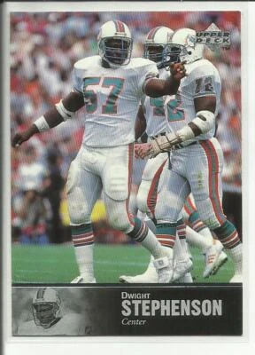 1997 Upper Deck NFL Legends #169 Dwight Stephenson Miami Dolphins - Image 1 of 2