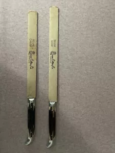 Vintage Queen Cutlery Deluxe Stainless Steel Carver & Slicer Knife Set USA Nice! - Picture 1 of 2