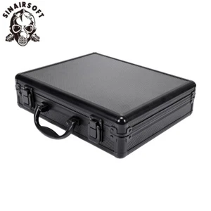Estuche rígido táctico para pistola de aluminio acolchado espuma caja exterior maleta Ipsc - Imagen 1 de 6