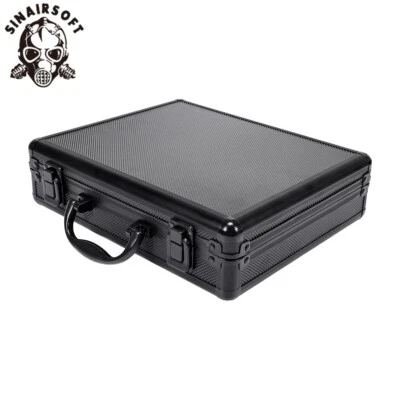 Tactical Aluminum Pistol Hard Carry Case Padded Foam Outdoor Box Ipsc Suitcase - Image 1 of 4