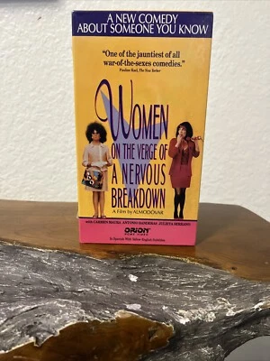 Women on the Verge of a Nervous Breakdown (VHS, 1993) War of the Sexes Comedies - Image 1 of 4