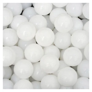 50 Bälle für Bällebad 5,5 cm Babybälle Plastikbälle Baby Balls Spielbälle Weiß - Bild 1 von 8