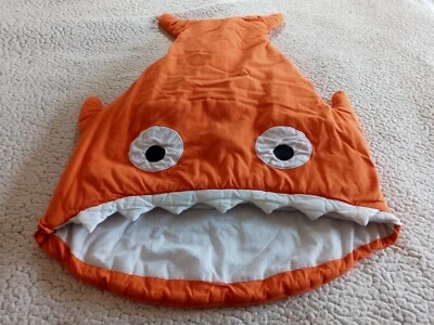 Saco de dormir naranja tiburón bebé/niño pequeño Foto 1 de 4