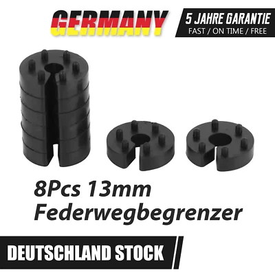 8x Universal 13mm Federwegbegrenzer Stick Clip Black Federwegsbegrenzer DE - Bild 1 von 4