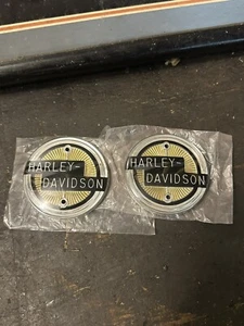 Harley Davidson 1958 Panhead emblemas del tanque de gasolina 358f nuevo de stock - Imagen 1 de 5