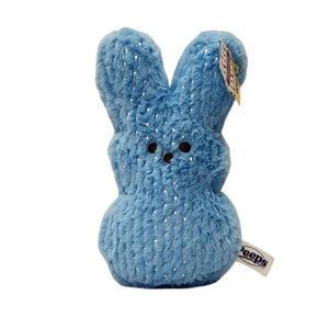 NWT Peeps Shaggy Bunny Blue Just Born Easter Furry Plush Stuffed Animal Toy 8" - Picture 1 of 7