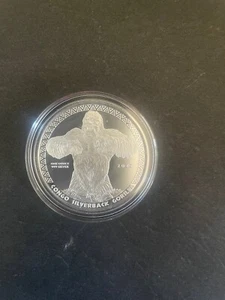 Moneda bullion de plata Congo 2022 1 oz Silverback Gorilla 5000 francos BU - Imagen 1 de 2