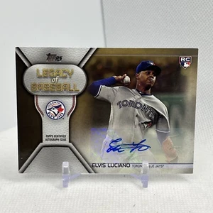 Actualización Topps Legacy of Baseball Gold 2019/50 Elvis Luciano Rookie Auto RC - Imagen 1 de 6