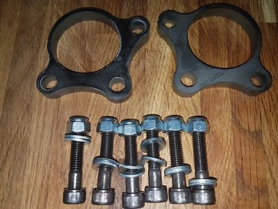 MITSUBISHI K74 L200 96-07  20MM TOP BALL JOINT SPACER PAIR M10 BOLTS SUPPLIED  - Image 1 of 4