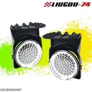 Fit For 2003-2006 GMC Sierra 1500 2500 3500 LED Fog Lights Lamps Pair New - Imagen 1 de 12