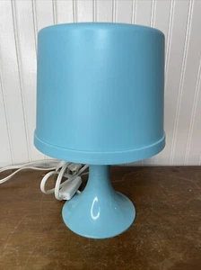 VTG IKEA Lampan Turquoise Blue Desk Table Lamp Tested/Works Plastic Bedroom Dorm - Picture 1 of 6
