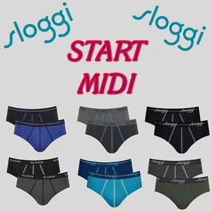 SLOGGI MUTANDA SLIP UOMO ART. START MIDI BIPACK IN COTONE - Foto 1 di 30