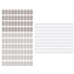 100-PACK for Cat 6 Connectors RJ45 Modular Plugs for Cat 6 UTP Ethernet Cable - Photo 1/8
