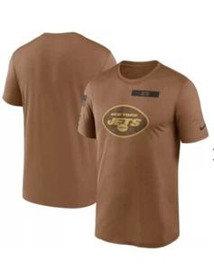 Nike New York Jets Salute to Service Brown Legend T-Shirt Herren Small Neu - Bild 1 von 12