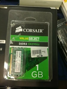 Corsair 1 GB SO-DIMM DDR2 SDRAM Memory (VS1GSDS667D2) - Picture 1 of 1
