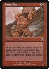 HIRED GIANT 194/350 Uncommon⎜Mercadian Masques ⎜ MTG Magic ⎜SALE: 75% Off 4+