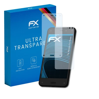 atFoliX 3x Screen Protection Film for Amazon Fire Phone Screen Protector clear - Image 1 of 4