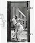 1988 Press Photo 76th Street students during Presidential Physical Fitness Test