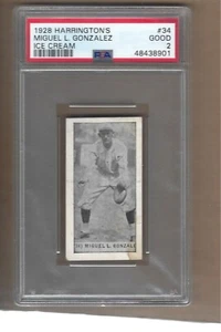 1928 HARRINGTON'S MIGUEL L GONZALEZ ICE CREAM - Picture 1 of 2