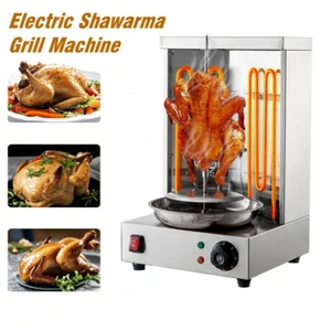 Stainless Steel Electric Shawarma Doner Kebab Machine Kabab Grill Rotisserie - Picture 1 of 9