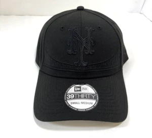 New York Mets MLB NE 2024 City Connect Flex-Fit Hat~Black/Black - Picture 1 of 5