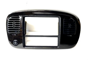 2002-03 LINCOLN BLACKWOOD CENTER DASH RADIO AC VENTS TRIM BEZEL WOOD GRAIN OEM - Picture 1 of 15