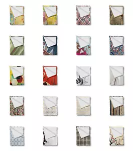 Ambesonne Vintage Retro Soft Flannel Fleece Throw Blanket Plush for Indoors - Picture 1 of 244