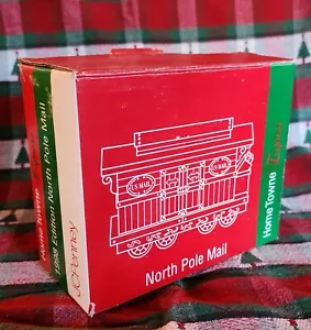 JC Penney Home Towne Express Train NORTH POLE MAIL Car Christmas Village Display - Picture 1 of 4