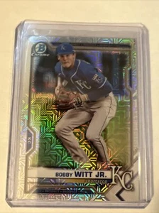 2021 Bowman Chrom Bobby Witt Jr. #BCP-193 Bobby Prospect Mojo Refraktor NM-MT - Bild 1 von 5