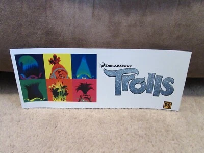 TROLLS [2016] 5x13 [MEDIUM] [ORIGINAL] MOVIE THEATER POSTER [MYLAR] - Image 1 of 4