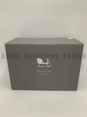 Juego de herramientas de barra de acero Pottery Barn Santa's Sleigh Holiday 6 piezas plateado #4322A Foto 1 de 4