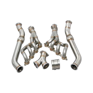 CXRacing Headers Y Pipe For RX7 RX-7 FC LS LS1 Engine - Picture 1 of 12
