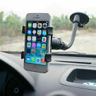 Car Mount Phone Holder Cradle For Windshield 360 Degree Adjustable Rotating Tube