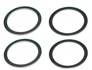 Juntas de montaje de entrada de combustible Holley 7/8" carburador de acero recubierto de goma de identificación - Imagen 1 de 1