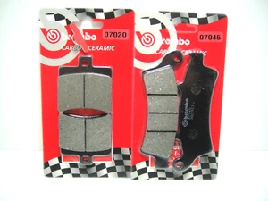 07020 PASTIGLIE FRENO ANTERIORI + POSTERIORI BREMBO APRILIA ATLANTIC 200 2003 - Imagen 1 de 1