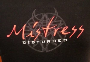 DISTURBED Mistress juniors small T shirt Chicago metal tee Sickness pentagram 02 - Picture 1 of 3